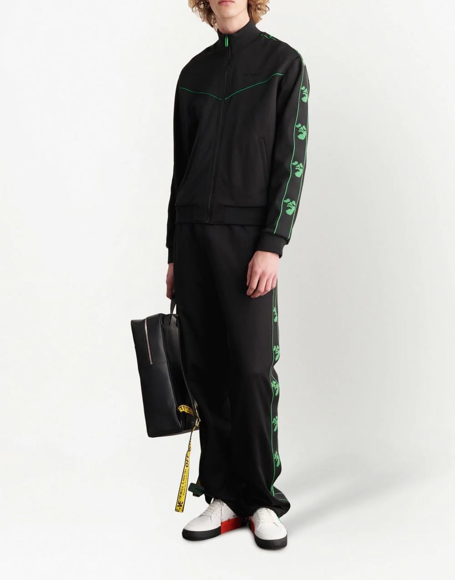 OFF-WHITE Face Band Track Top Sweatshirt