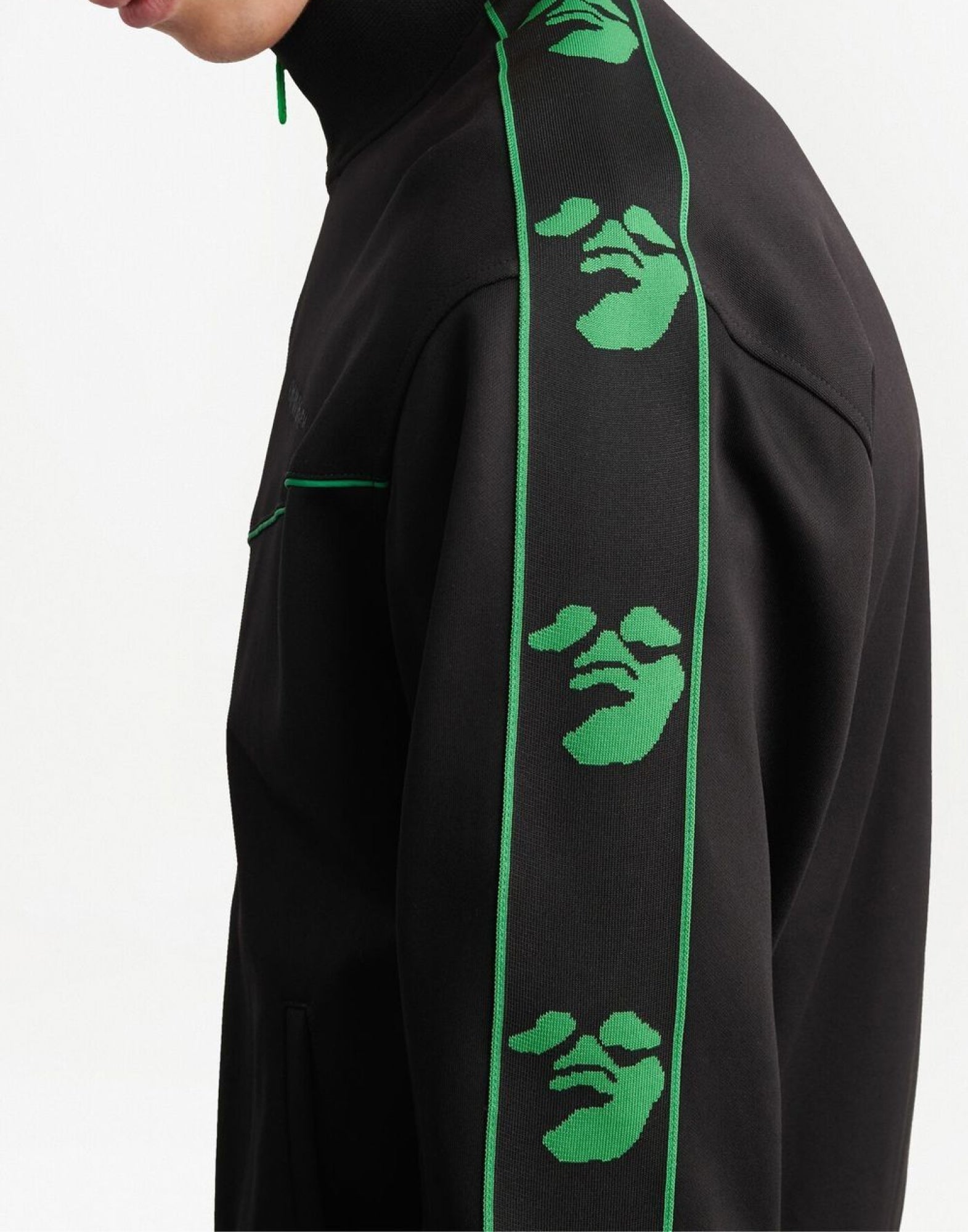 OFF-WHITE Face Band Track Top Sweatshirt