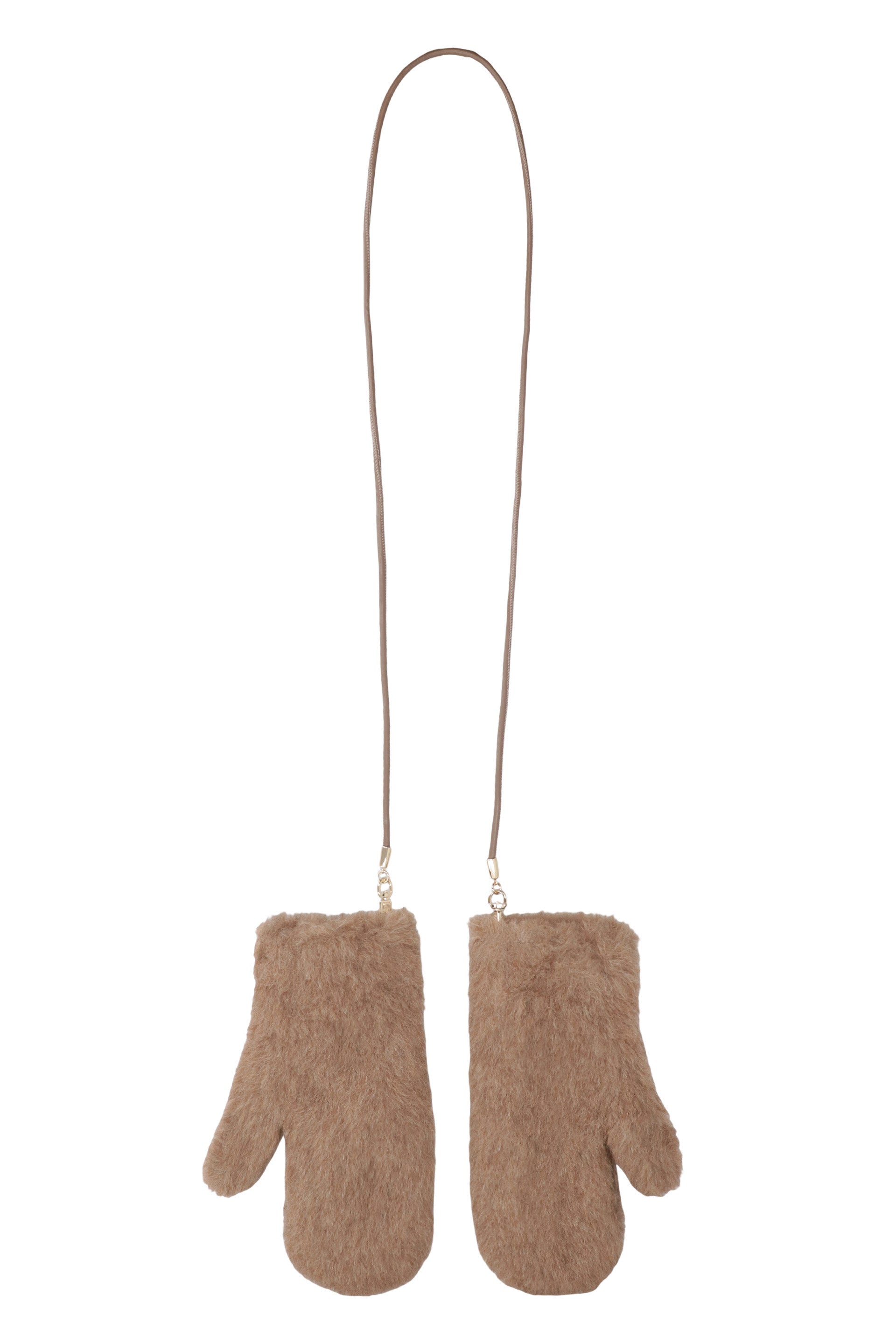 MAX MARA Teddy Alpaca and Cashmere Mittens