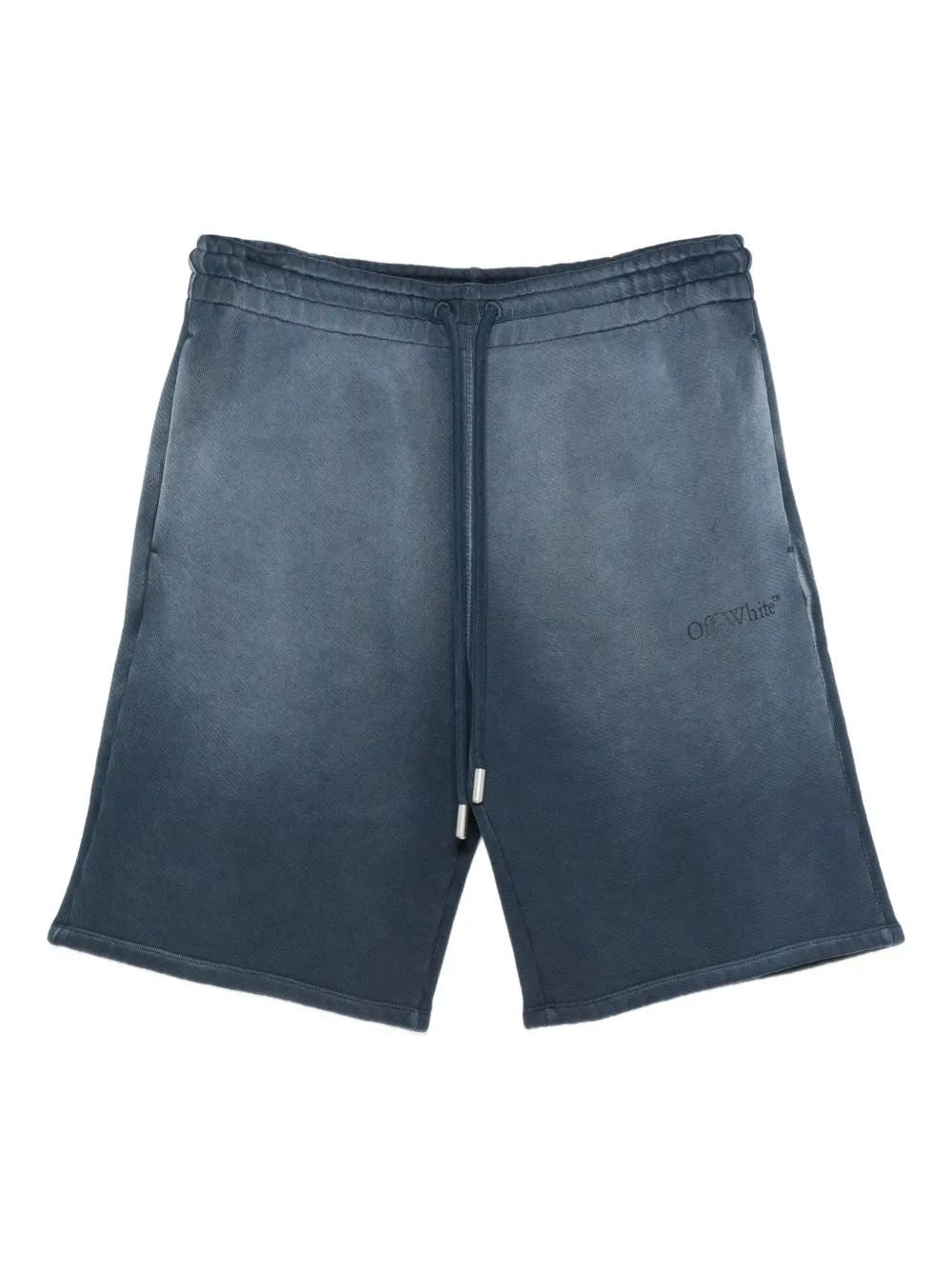 OFF-WHITE Men's Mini Sweatshorts with Laundry Diag Design