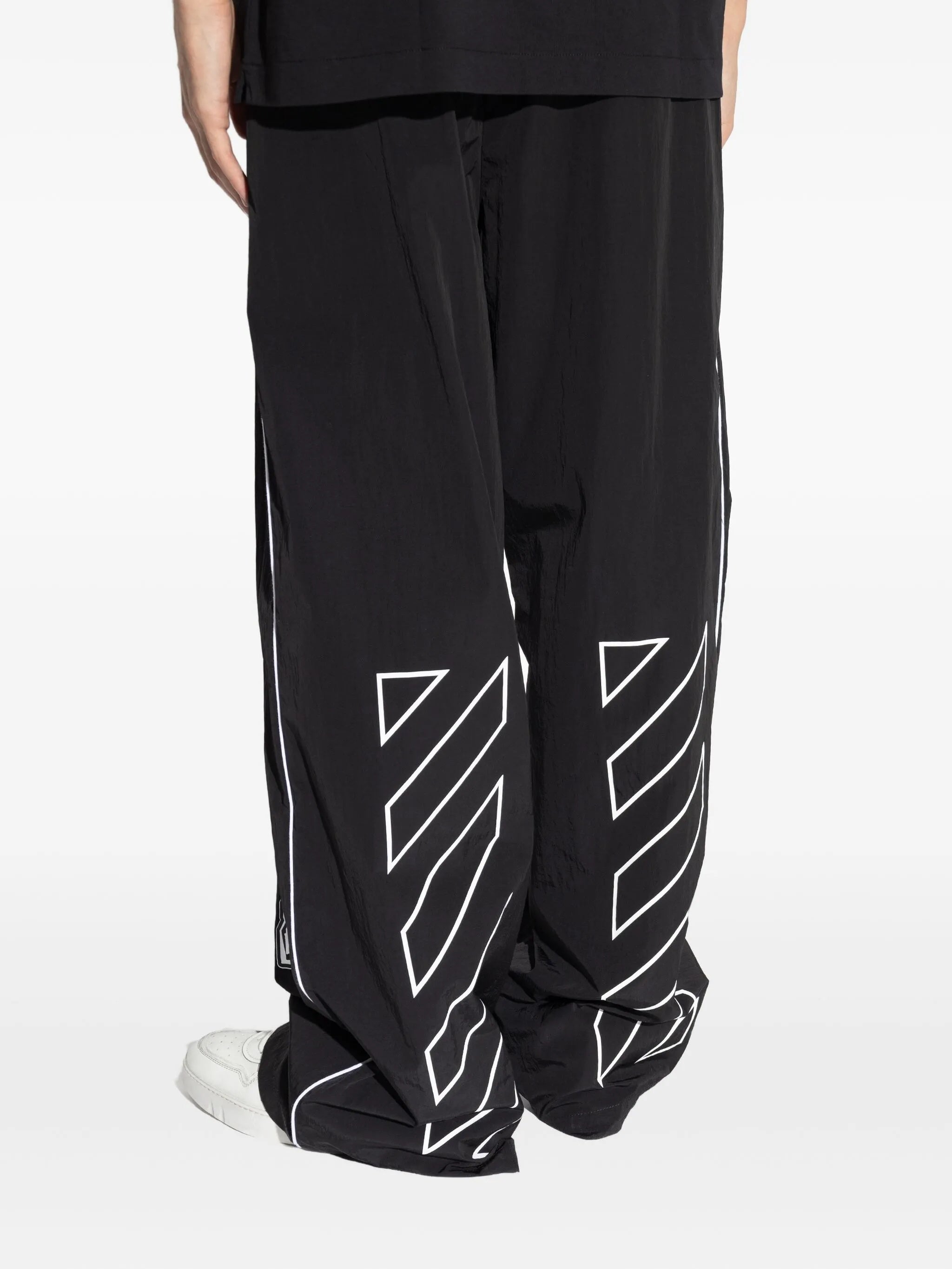 OFF-WHITE Nylon Track Pants for Men - FW25 Collection