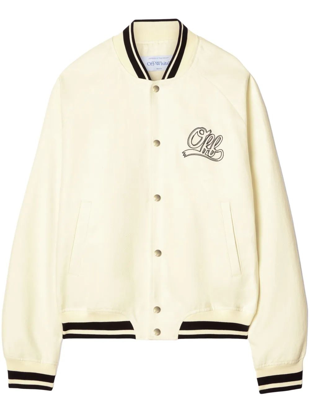 OFF-WHITE Italic Linen Souvenir Jacket - Men's Outerwear