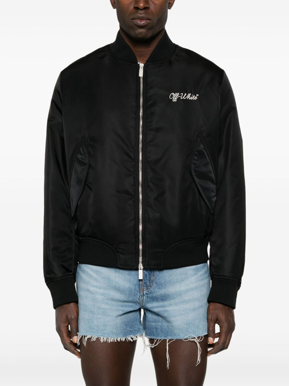 OFF-WHITE Script Varsity Jacket for Men - SS25