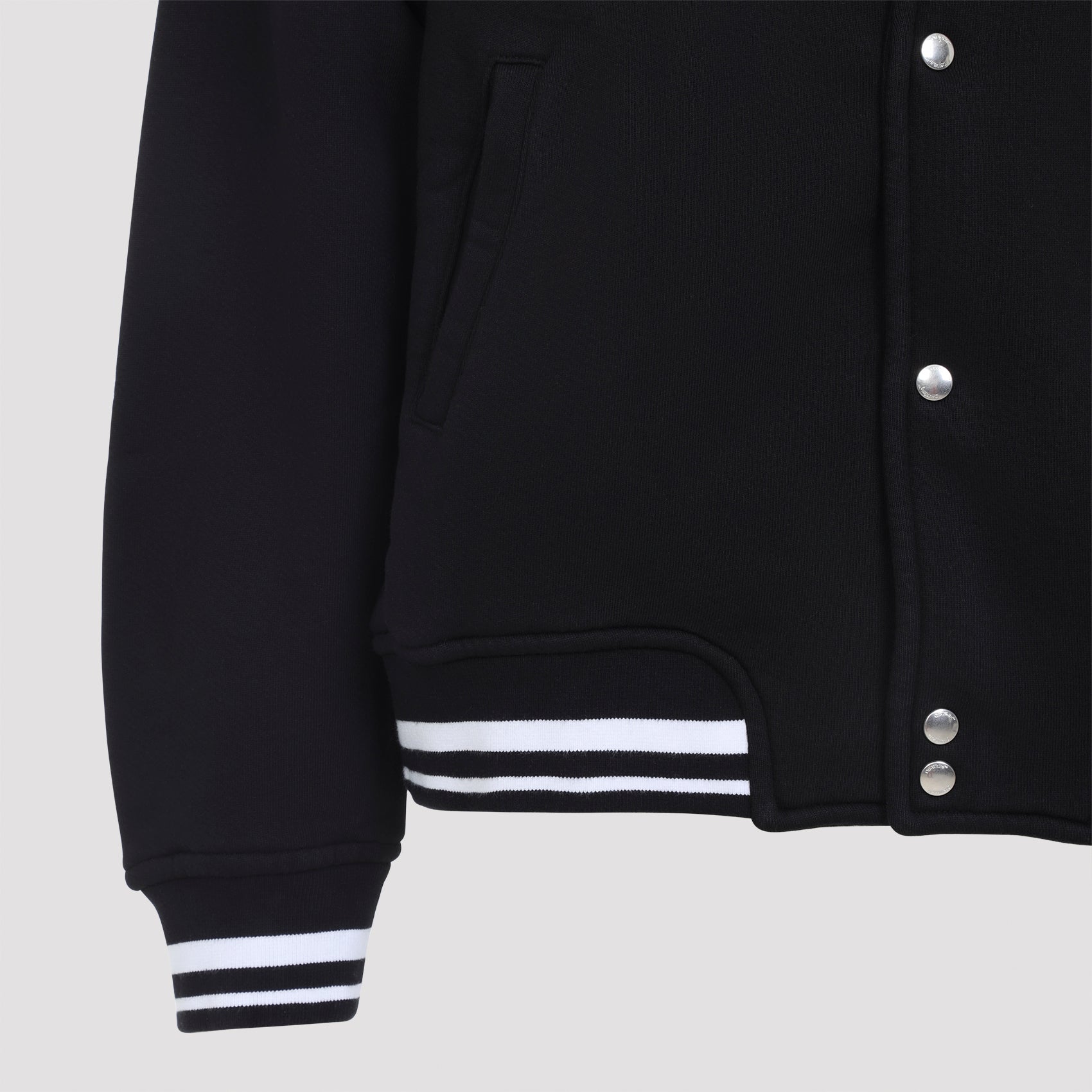 OFF-WHITE Gothic Fleece Varsity Jacket for Men