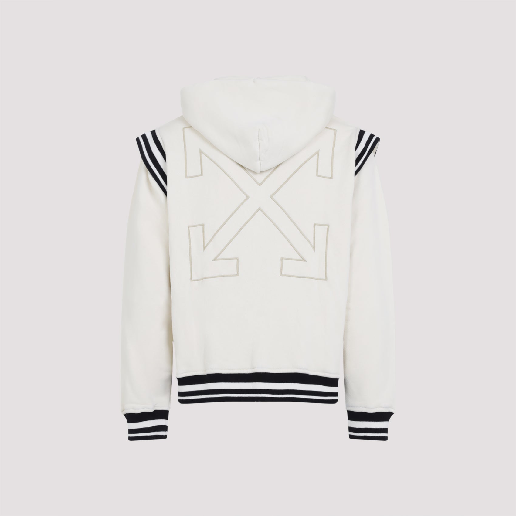 OFF-WHITE Fleece Varsity Hoodie