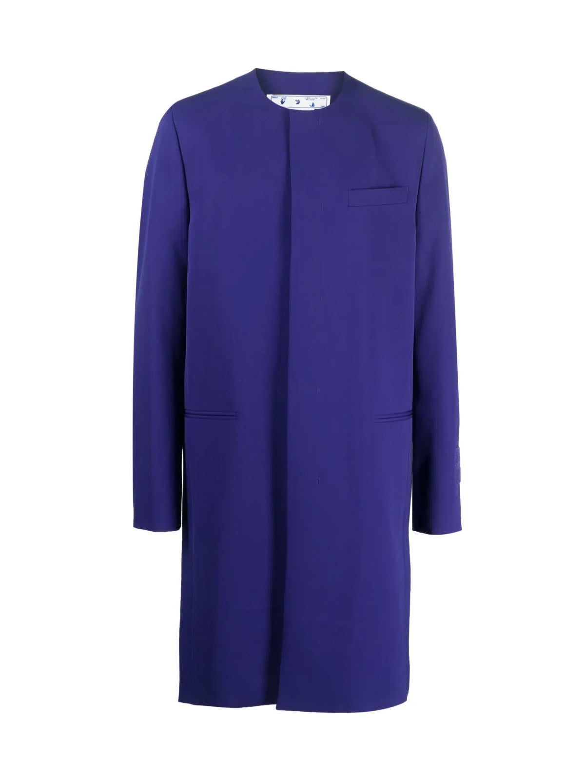 OFF-WHITE Wave Tag Dry Wool Skate Jacket - FW25