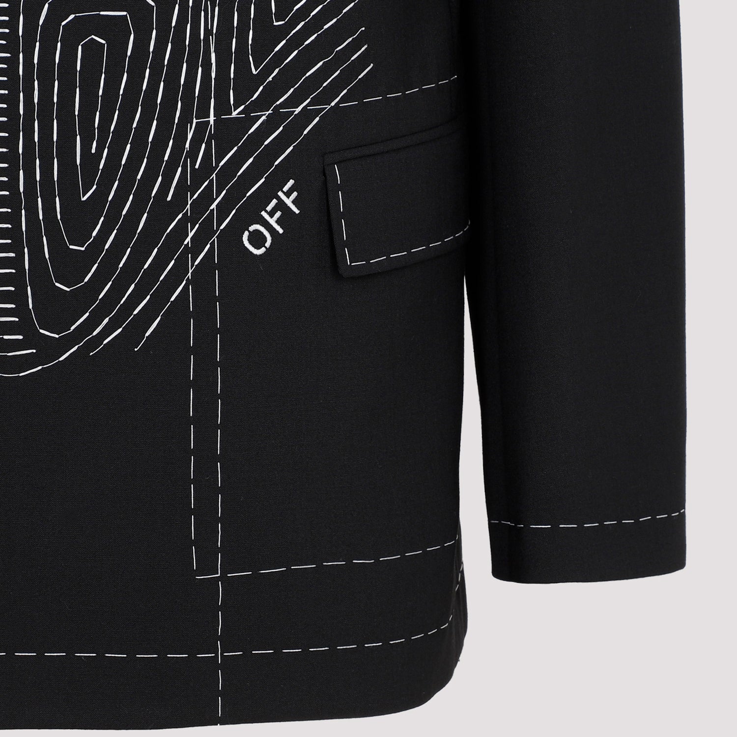 OFF-WHITE Stylish Stretch Blazer for Men - SS23 Collection