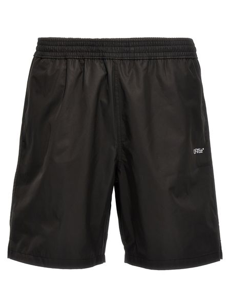 OFF-WHITE Men's Mini Nylon Swim Shorts