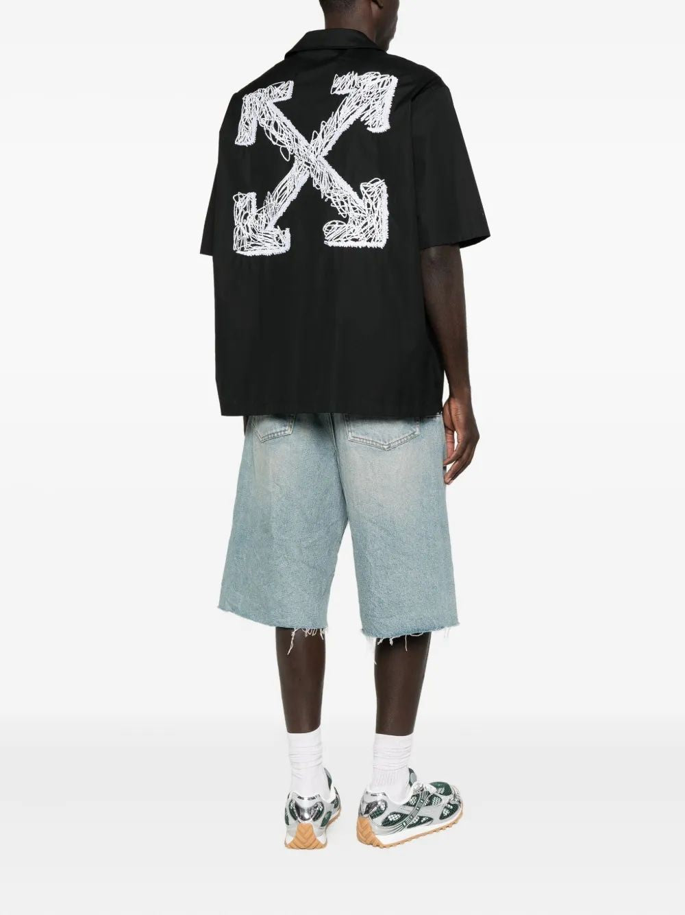 OFF-WHITE Scribble Bowling Shirt for Men