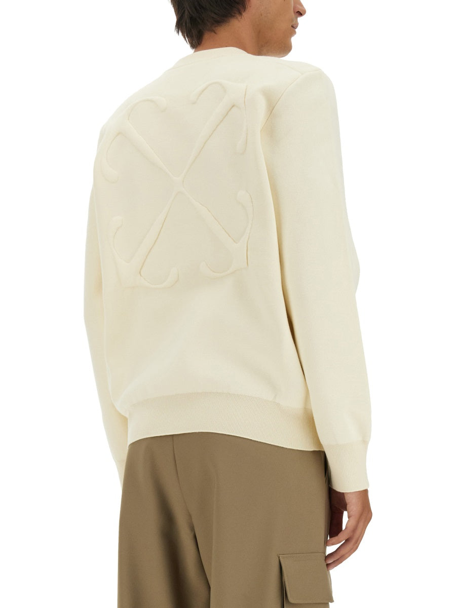 OFF-WHITE Classic Logo Sweatshirt - Regular Fit, Size L