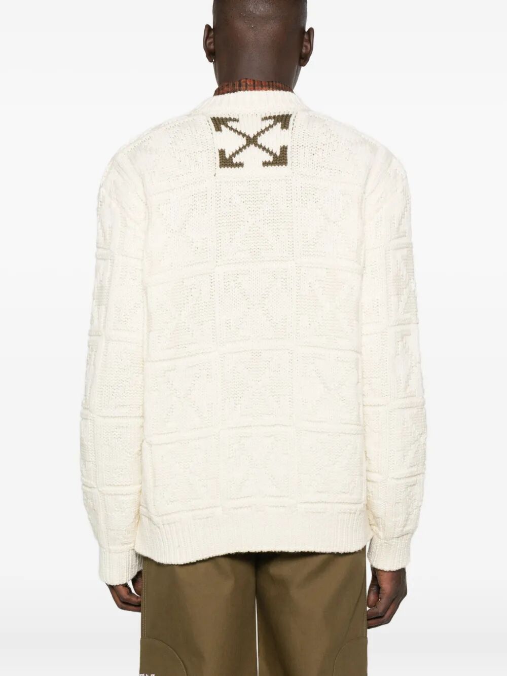 OFF-WHITE Men's Knit Crew Sweater