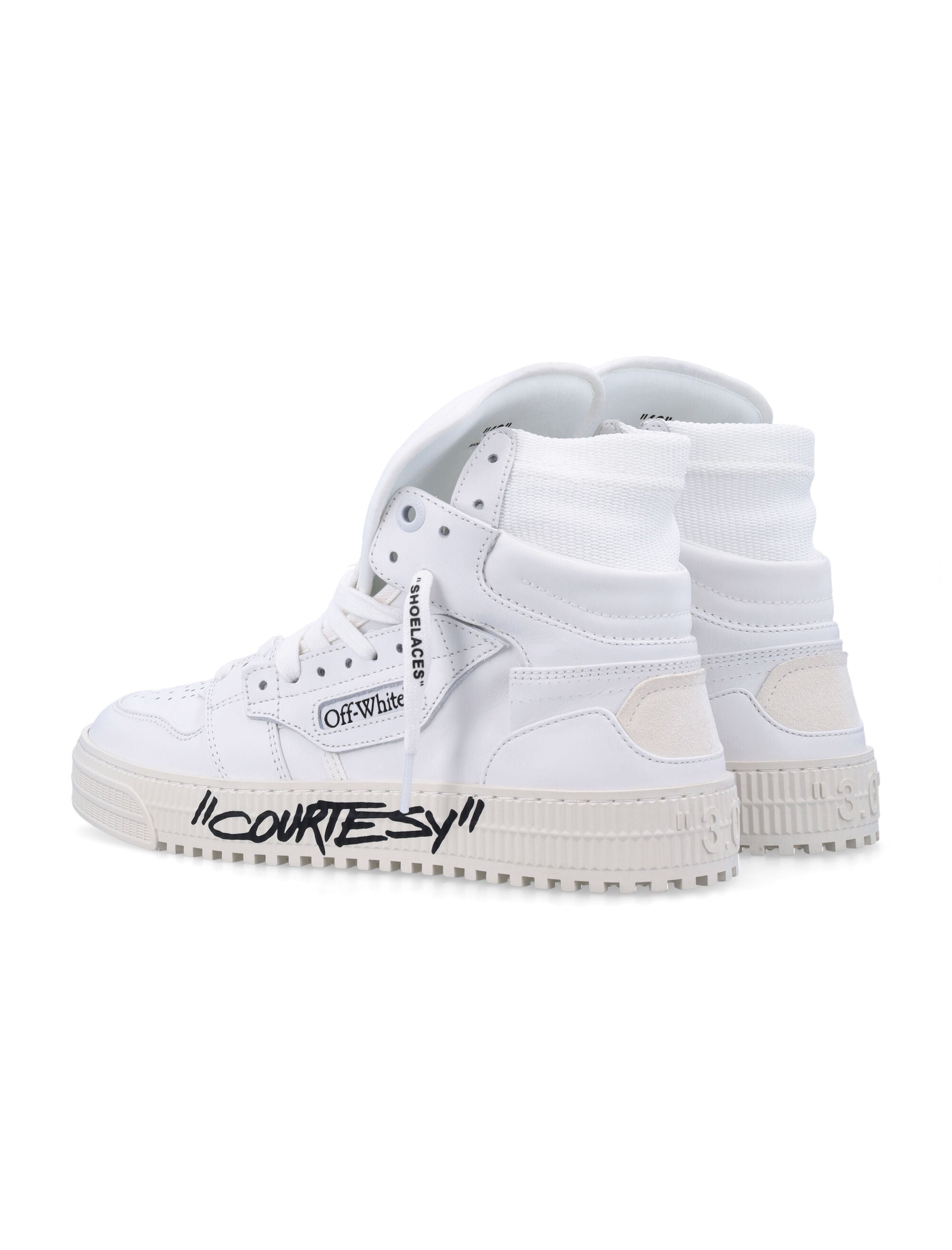 OFF-WHITE High-Top Courtesy Sneakers 3.0