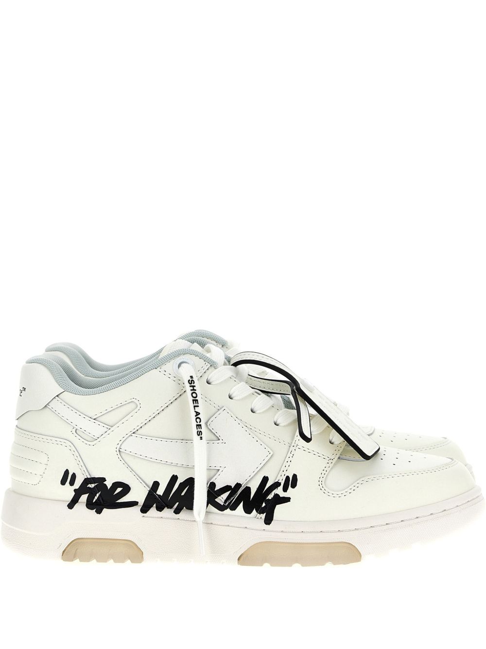 OFF-WHITE Out of Office Leather Sneakers