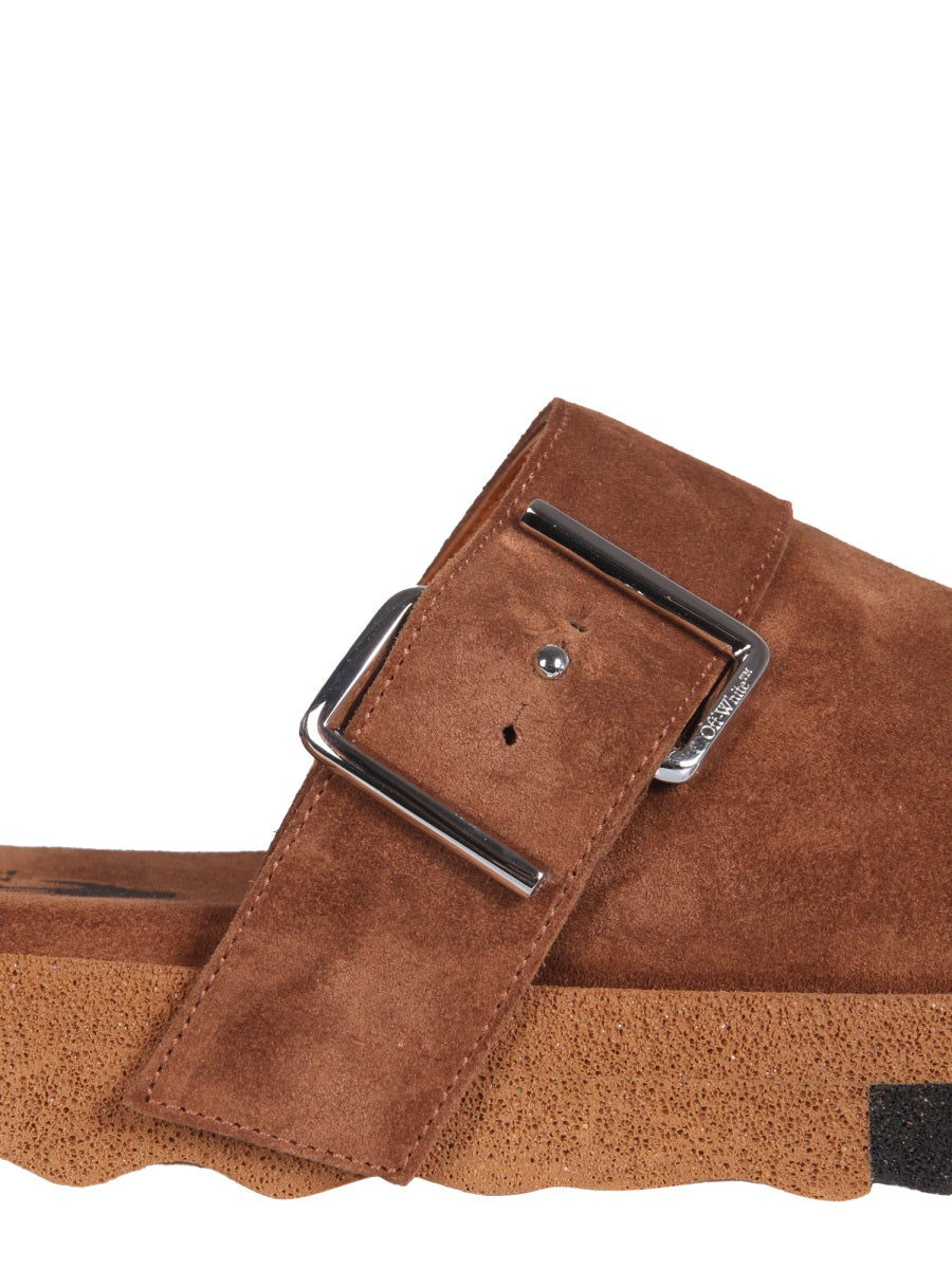 OFF-WHITE Comfort Slippers with Rubber Sole - 3 cm Height