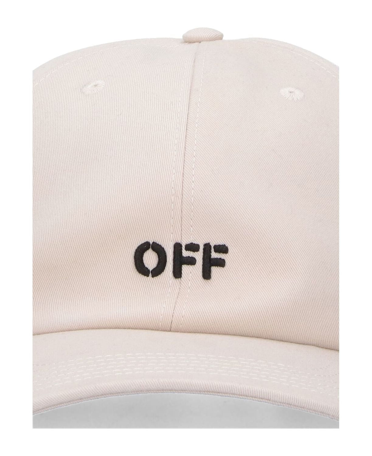 OFF-WHITE Drill Off Stamp Baseball Cap