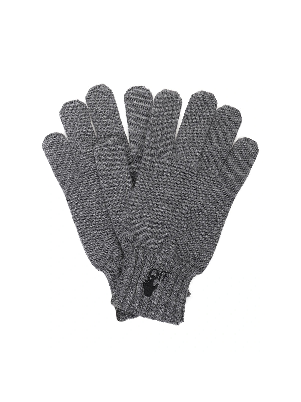 OFF-WHITE Hand Off Logo Wool Gloves