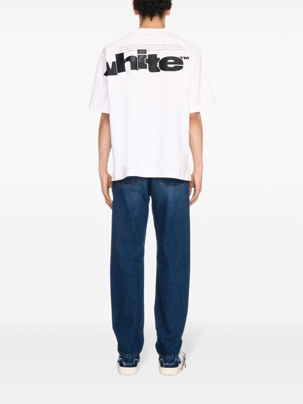 OFF-WHITE Men's Script Tapered Jeans