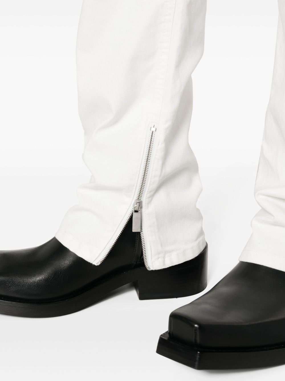 OFF-WHITE Logo Denim Straight Leg Jeans