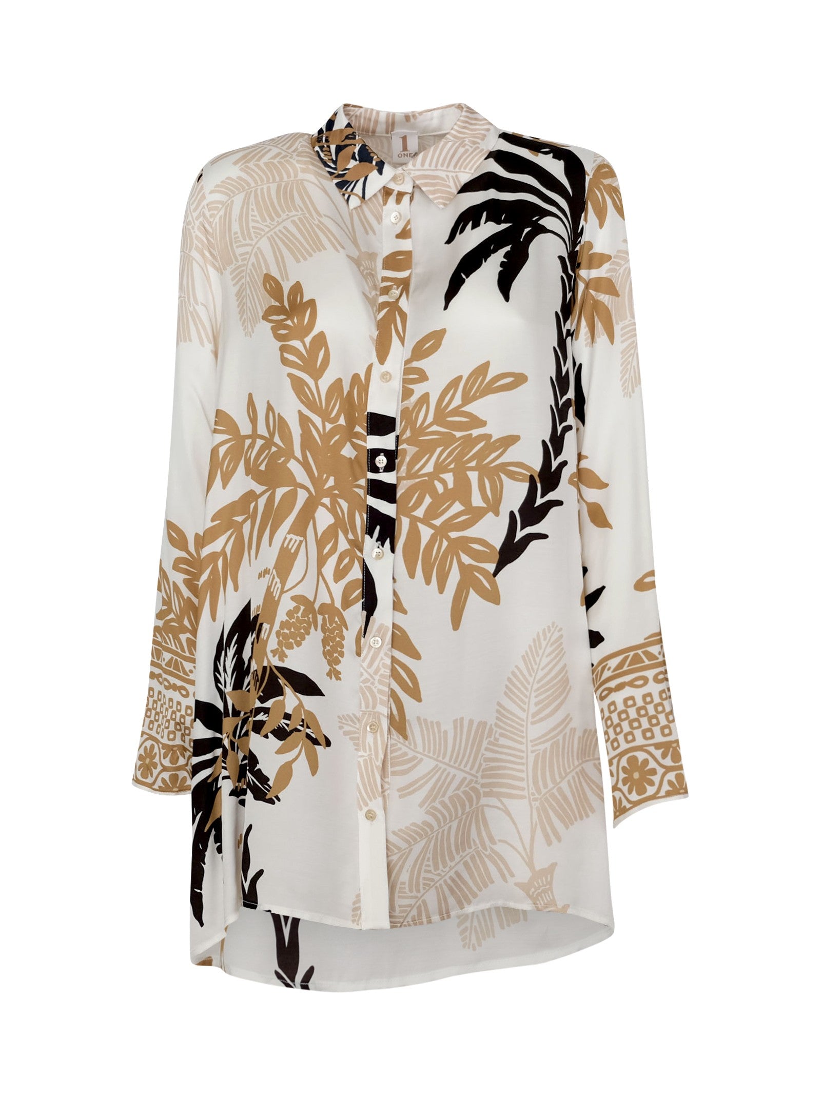 ONE Multicolor Lightweight Viscose Shirt - Women's Spring/Summer 2025