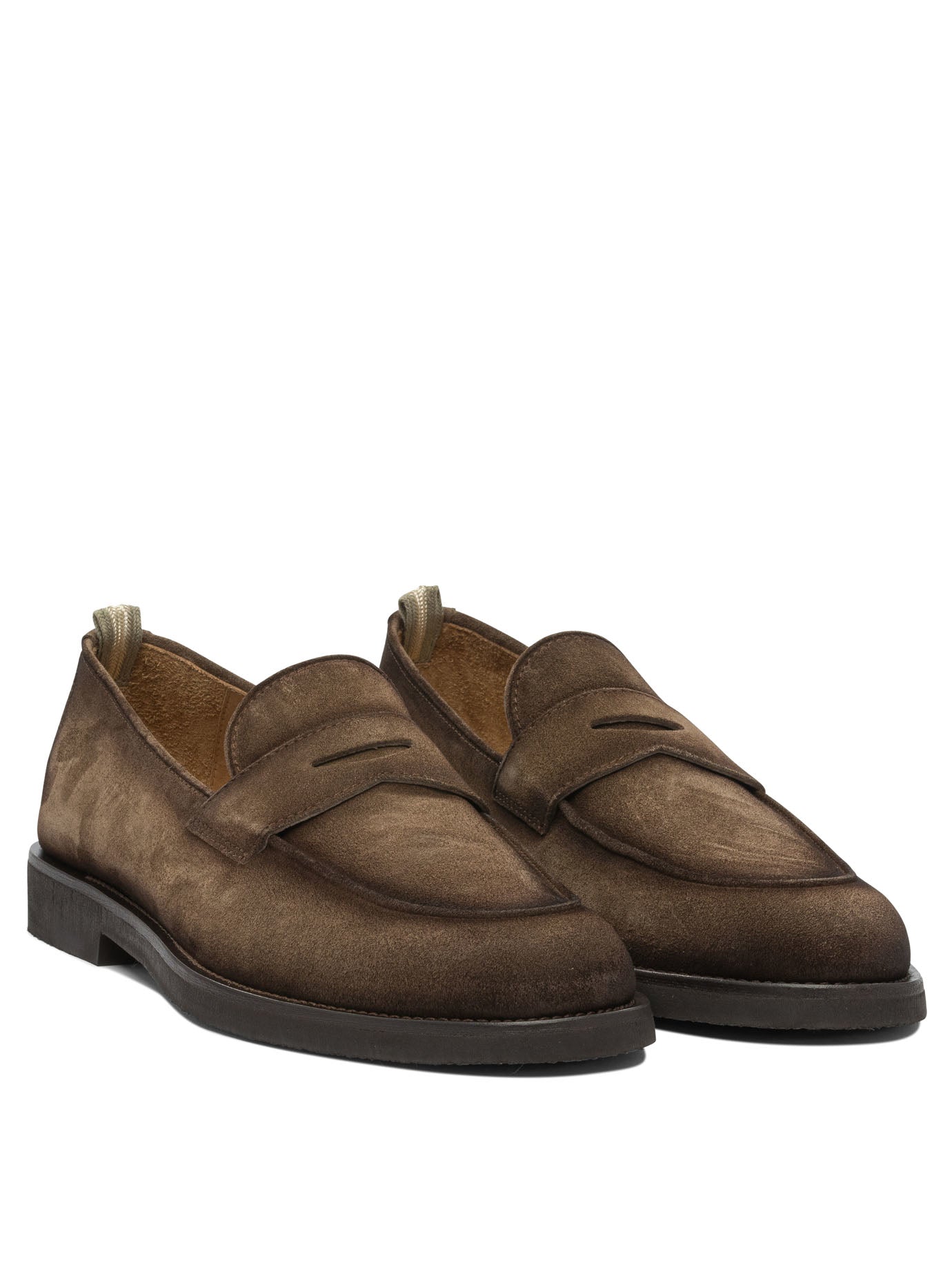 OFFICINE CREATIVE Men's Suede Rubber Loafers