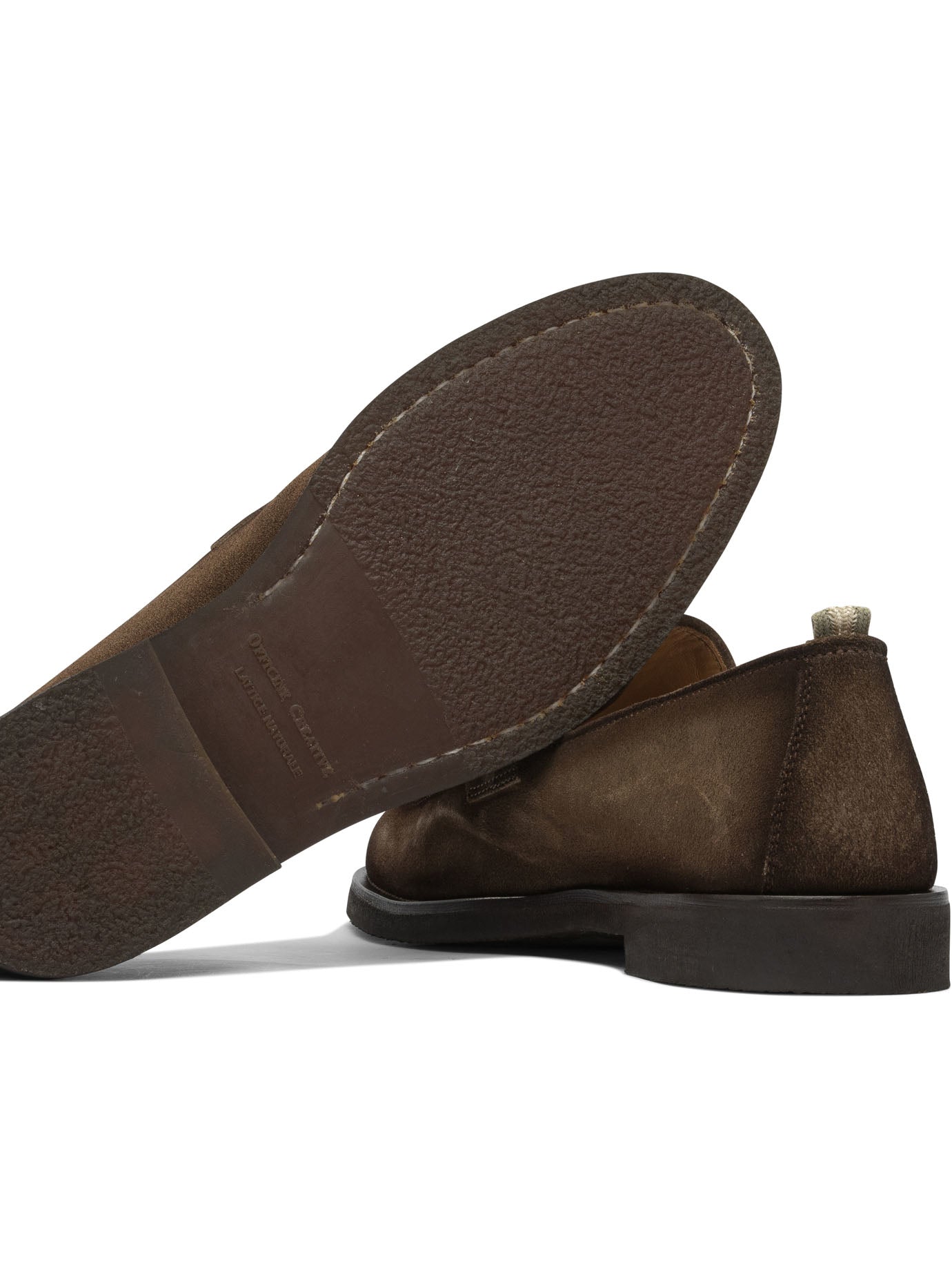 OFFICINE CREATIVE Men's Suede Rubber Loafers