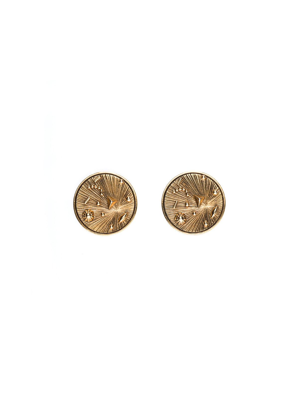 THOT Chic Brass Earrings