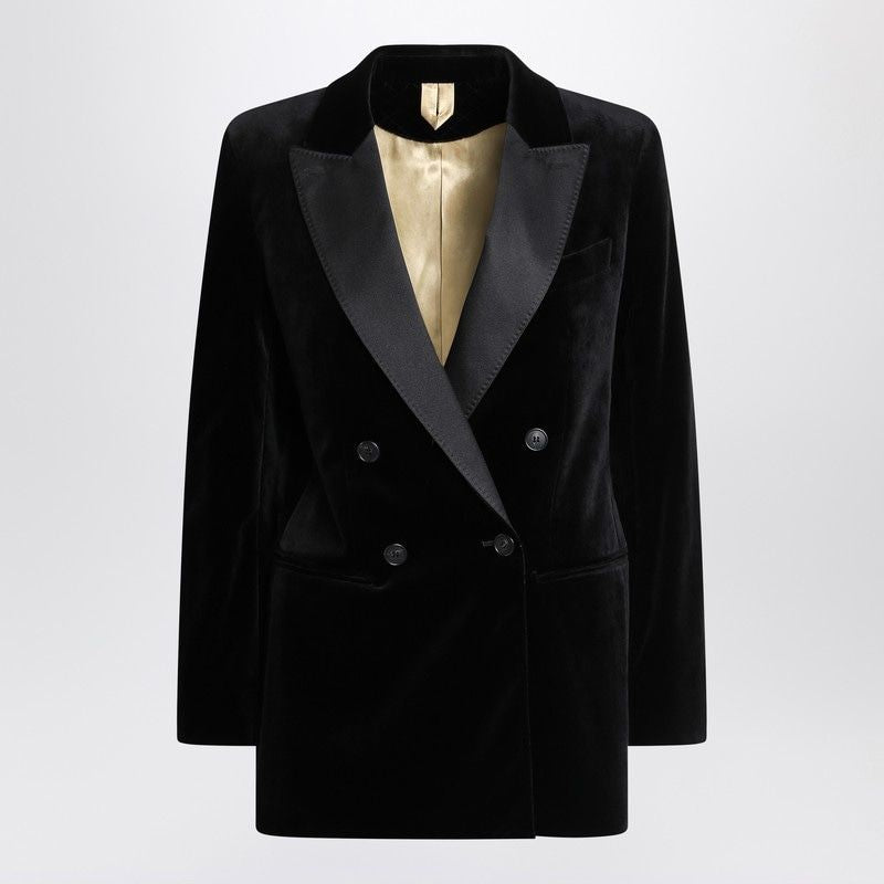 MAX MARA Double-Breasted Velvet Jacket