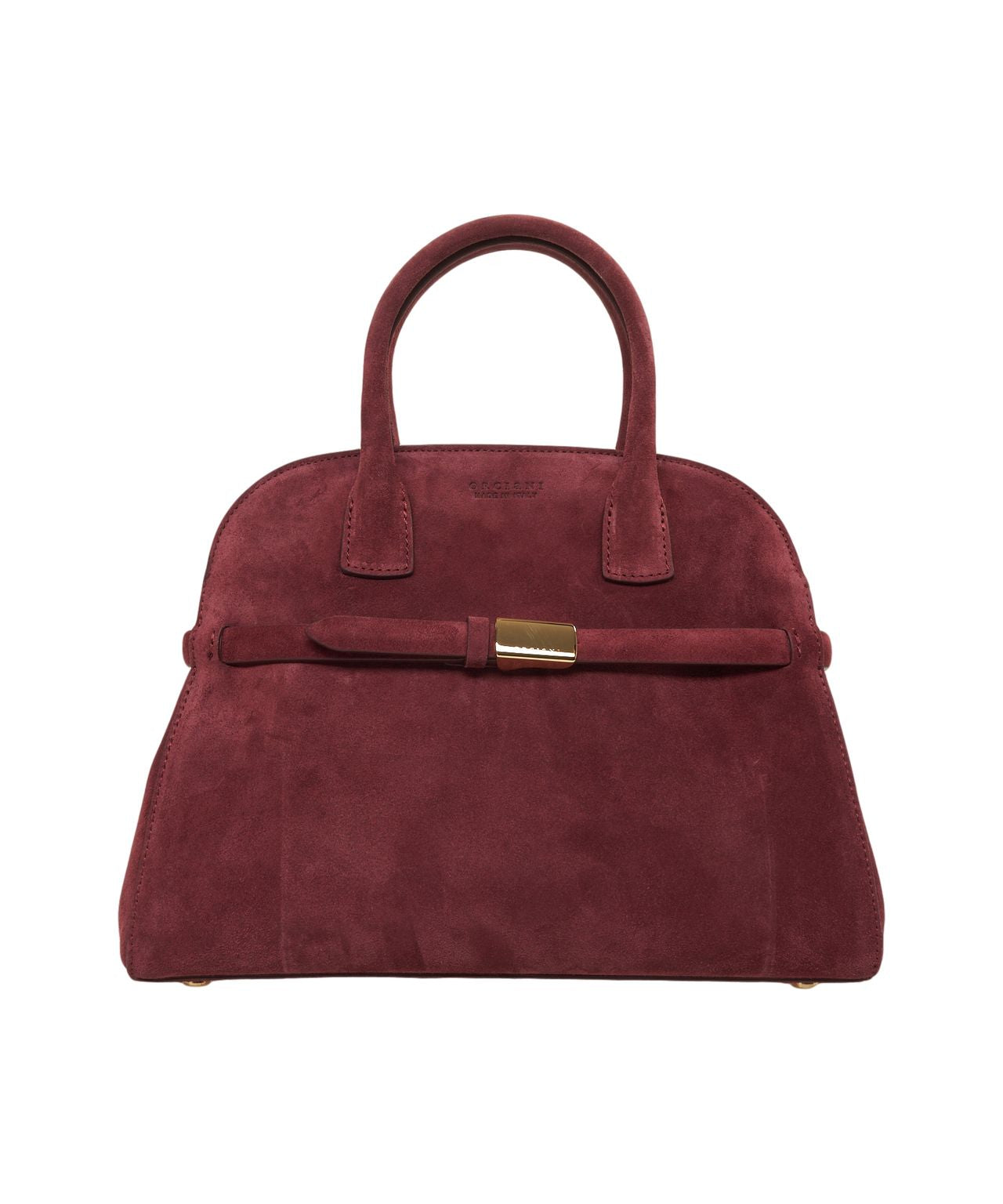 ORCIANI Elegant Suede Handbag 30 x 23 cm