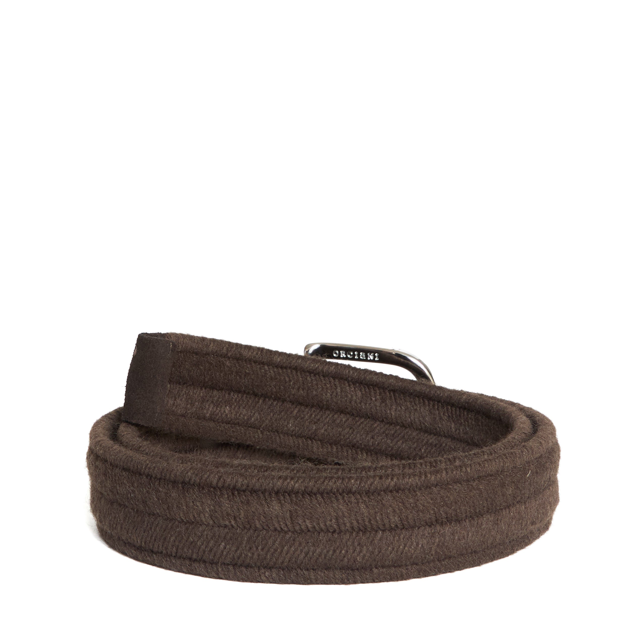 ORCIANI Woven Elastic Wool Belt - 4 cm