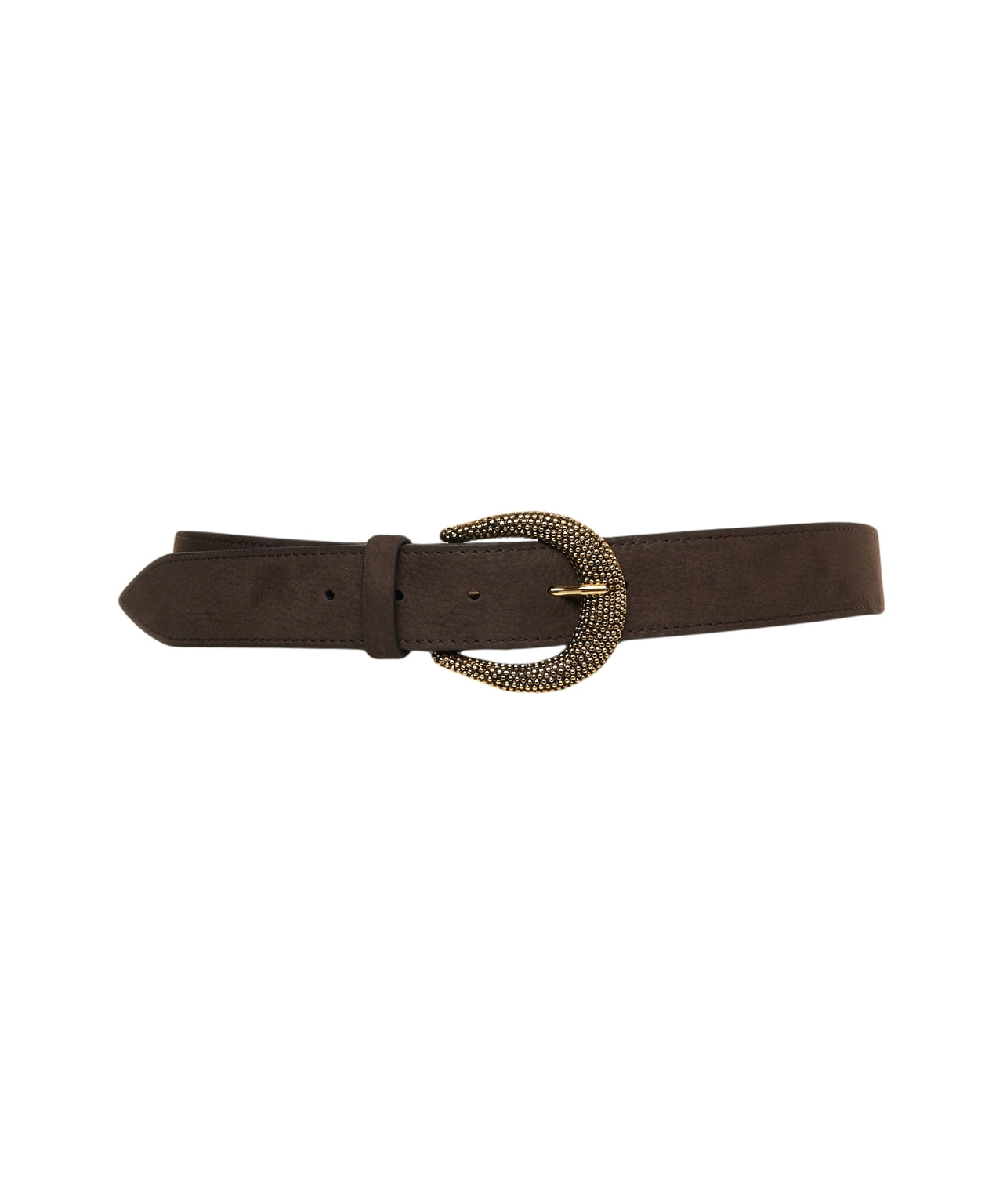 ORCIANI Elegant Structured Belt with Unique Buckle - 3 cm Width