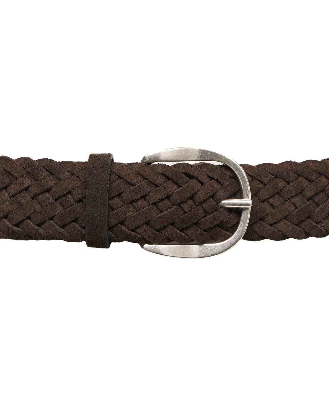 ORCIANI Woven Leather Belt for Men
