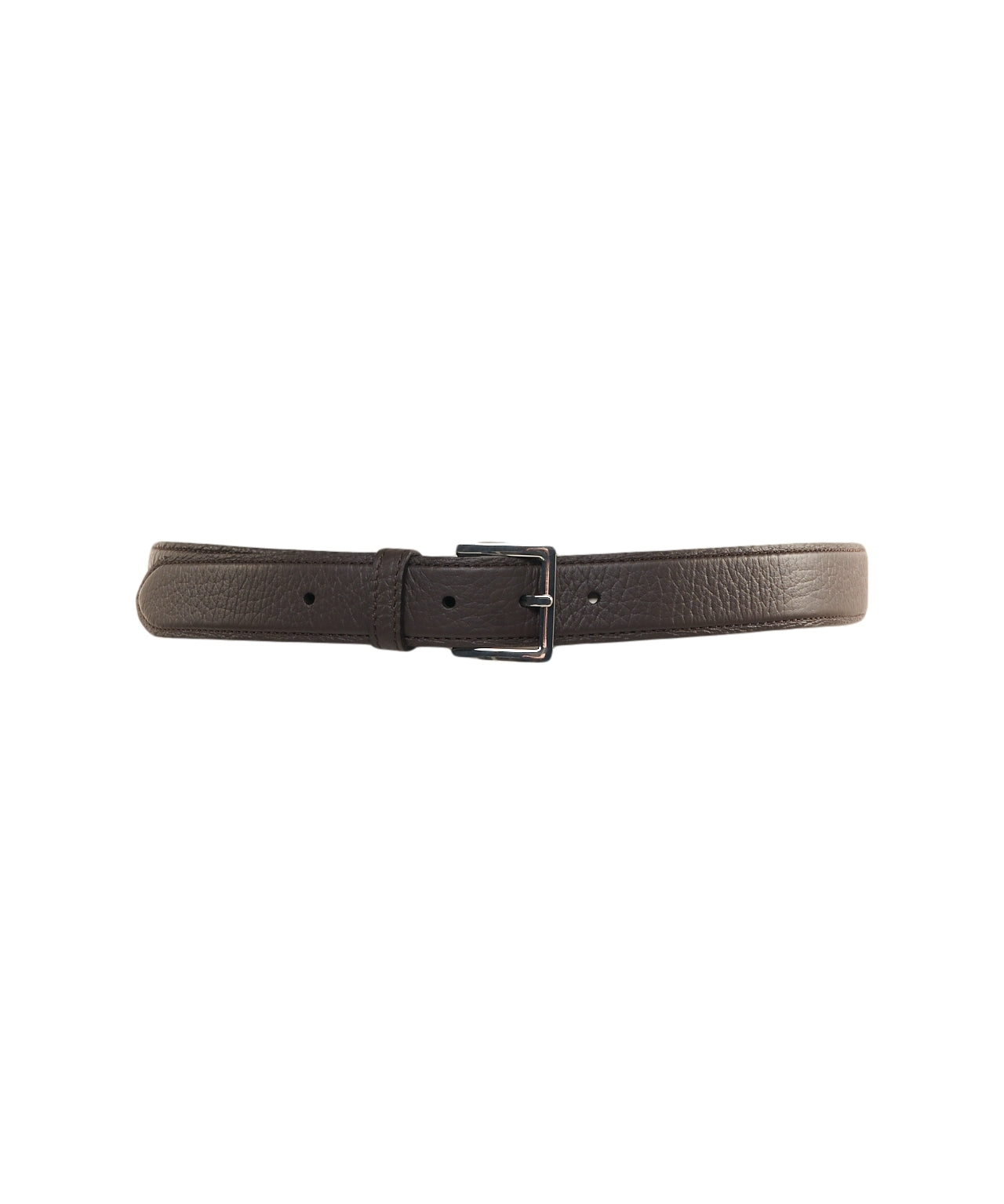 ORCIANI Elegant Hammered Leather Belt - 3 cm Width