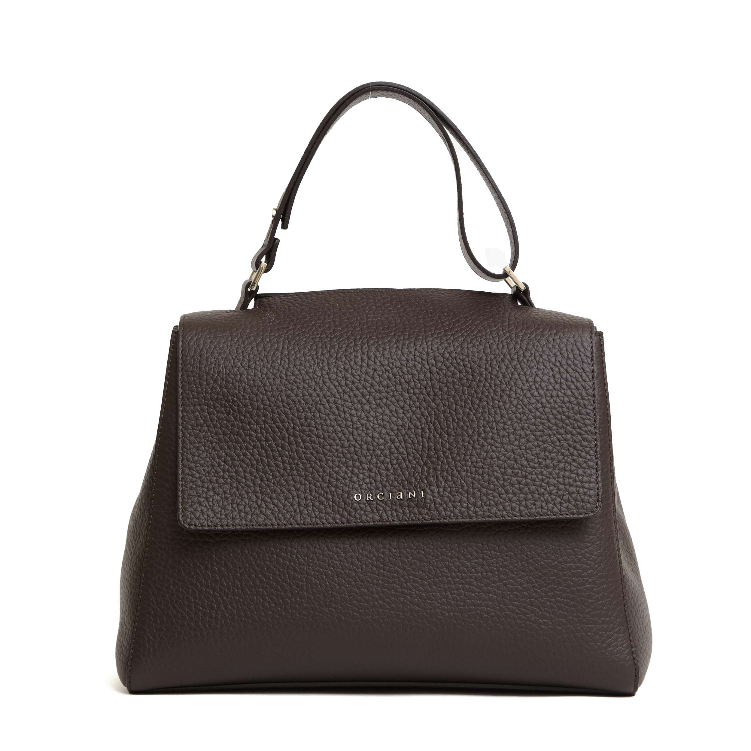 ORCIANI Elegant Mini Handbag with Magnetic Closure and Removable Strap