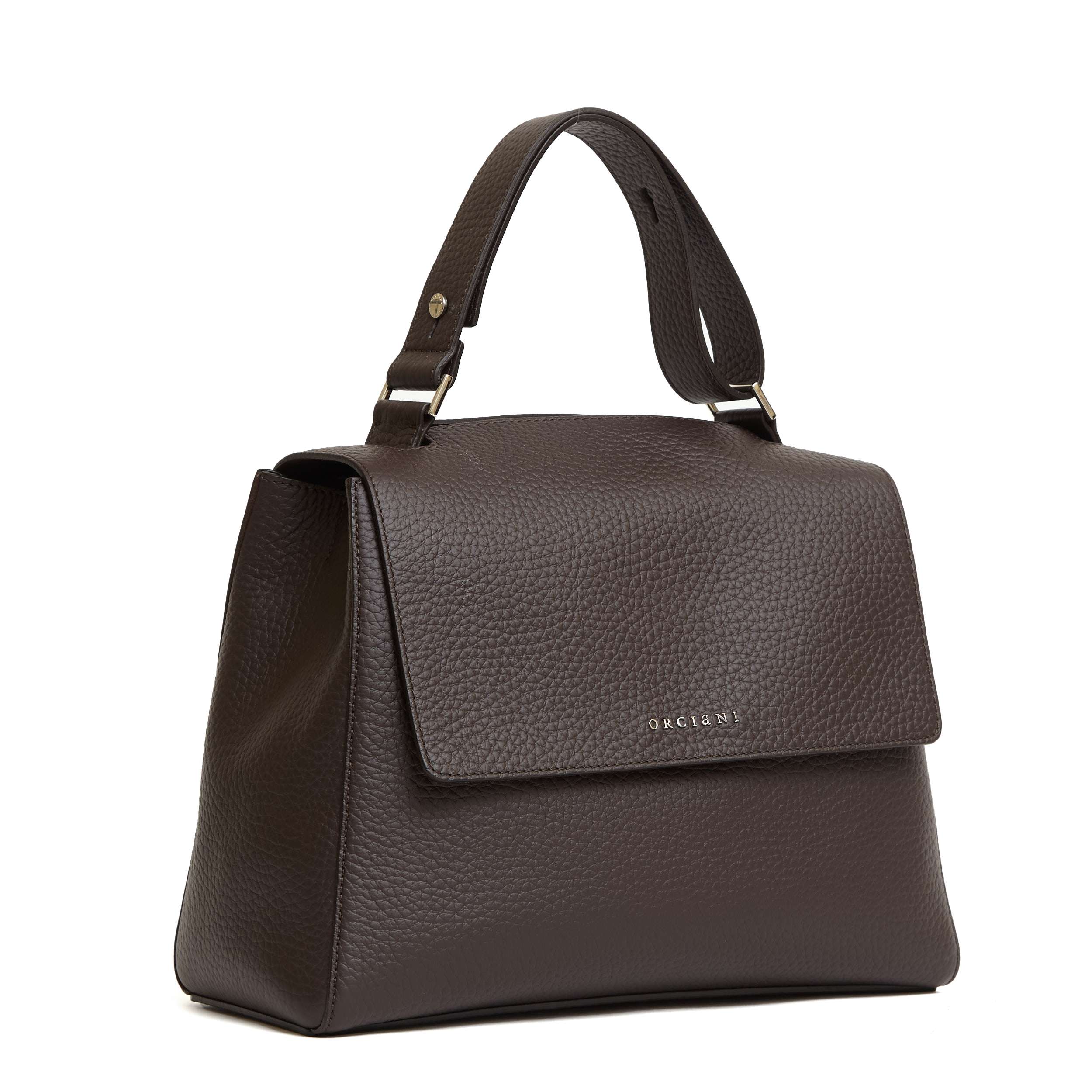 ORCIANI Elegant Mini Handbag with Magnetic Closure and Removable Strap