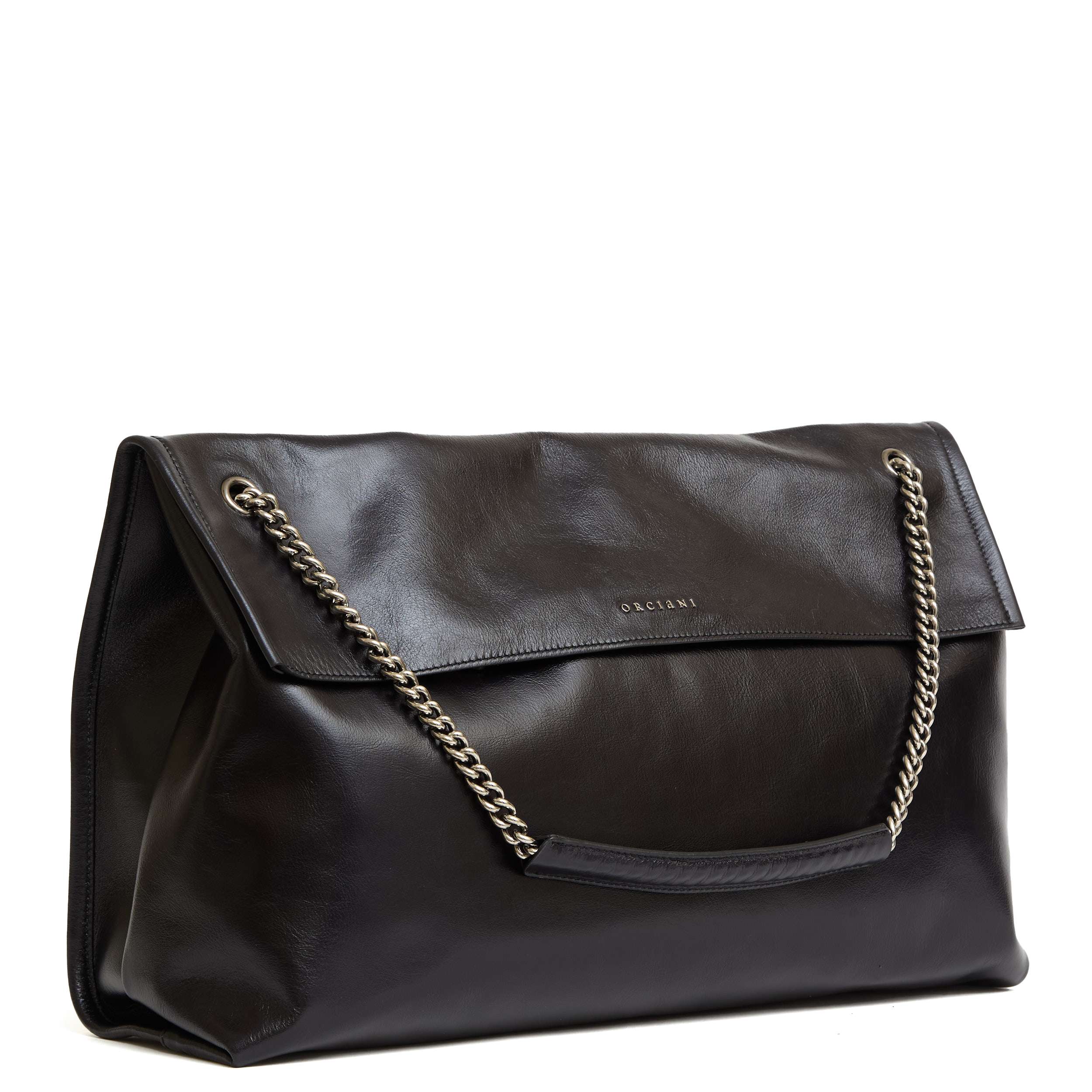 ORCIANI Gotham Mini Handbag - Stylish and Glossy Finish