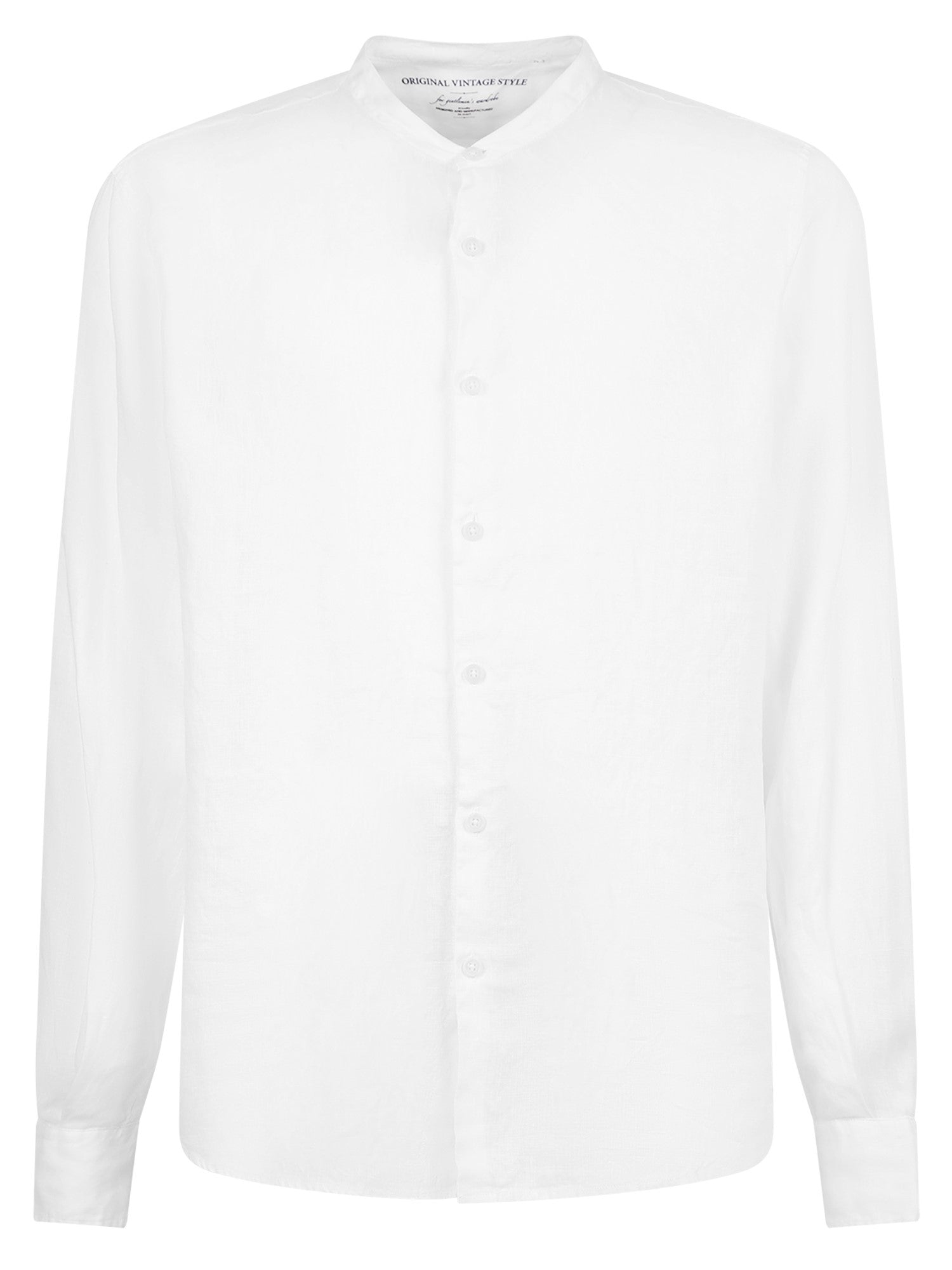 ORIGINAL VINTAGE Classic Mini White Button-Up Shirt for Men