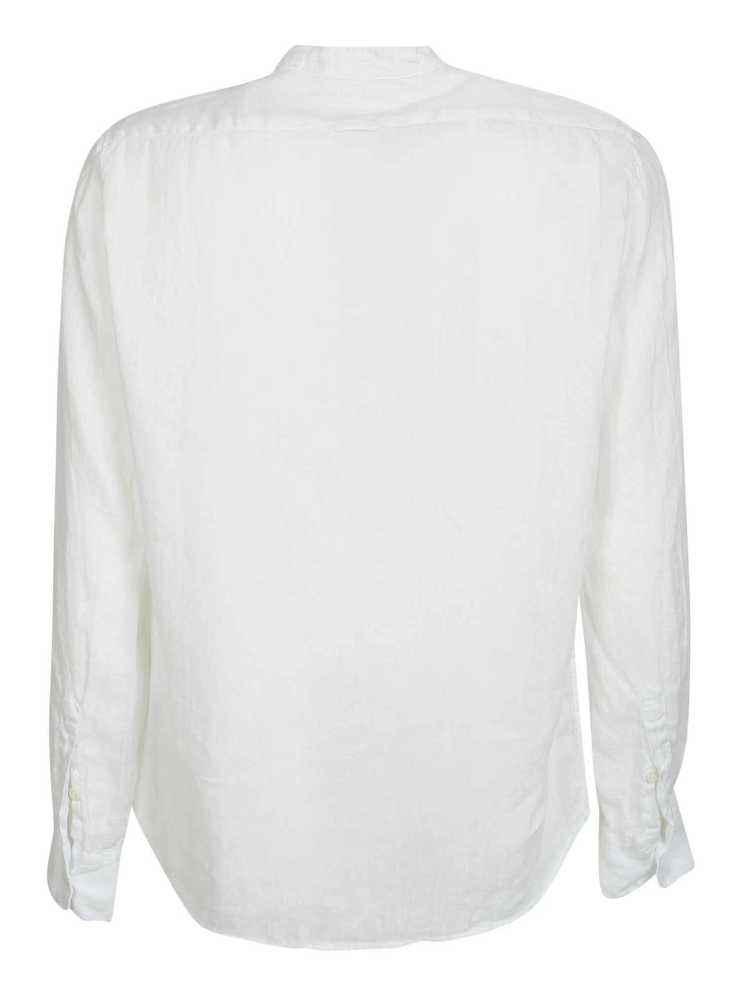 Original Vintage Men's Linen Shirt with Mandarin Collar