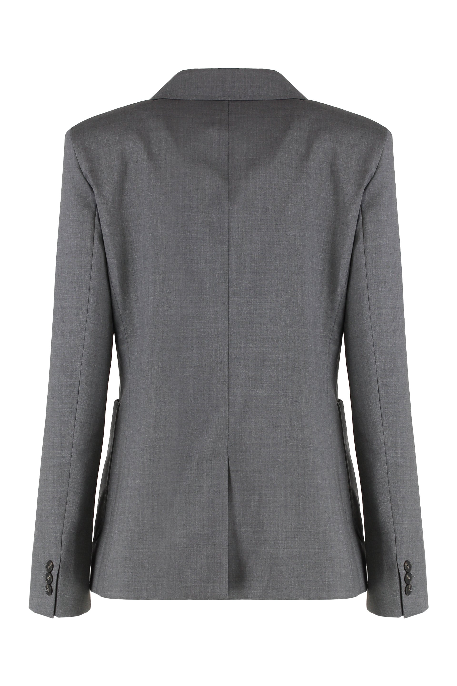 WEEKEND MAX MARA Double-Breasted Virgin Wool Jacket for Women