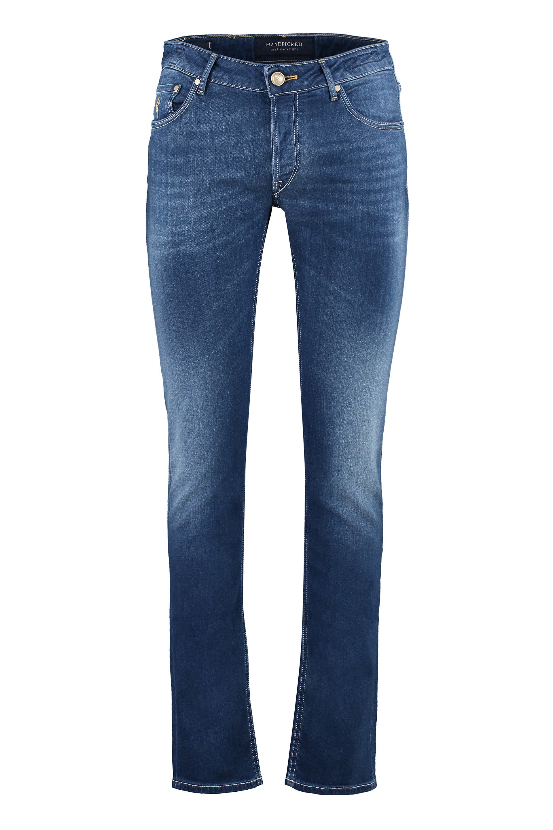 HANDPICKED	 Slim Fit Denim Jeans