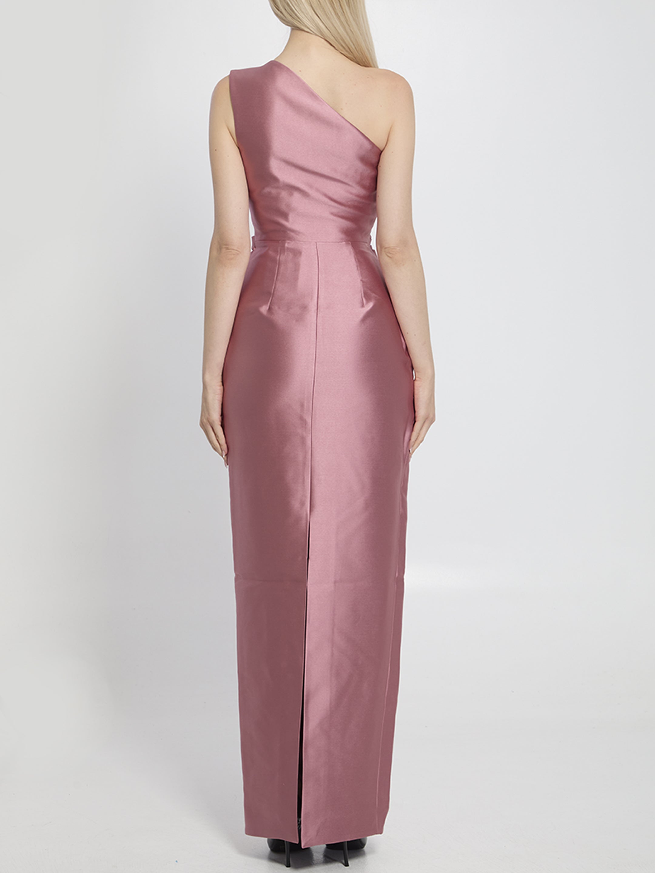 SOLACE LONDON One-Shoulder Maxi Dress - UK Size 8