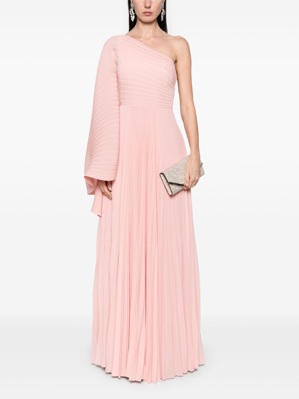 SOLACE LONDON Maci Maxi Dress - Women’s One-Shoulder Style