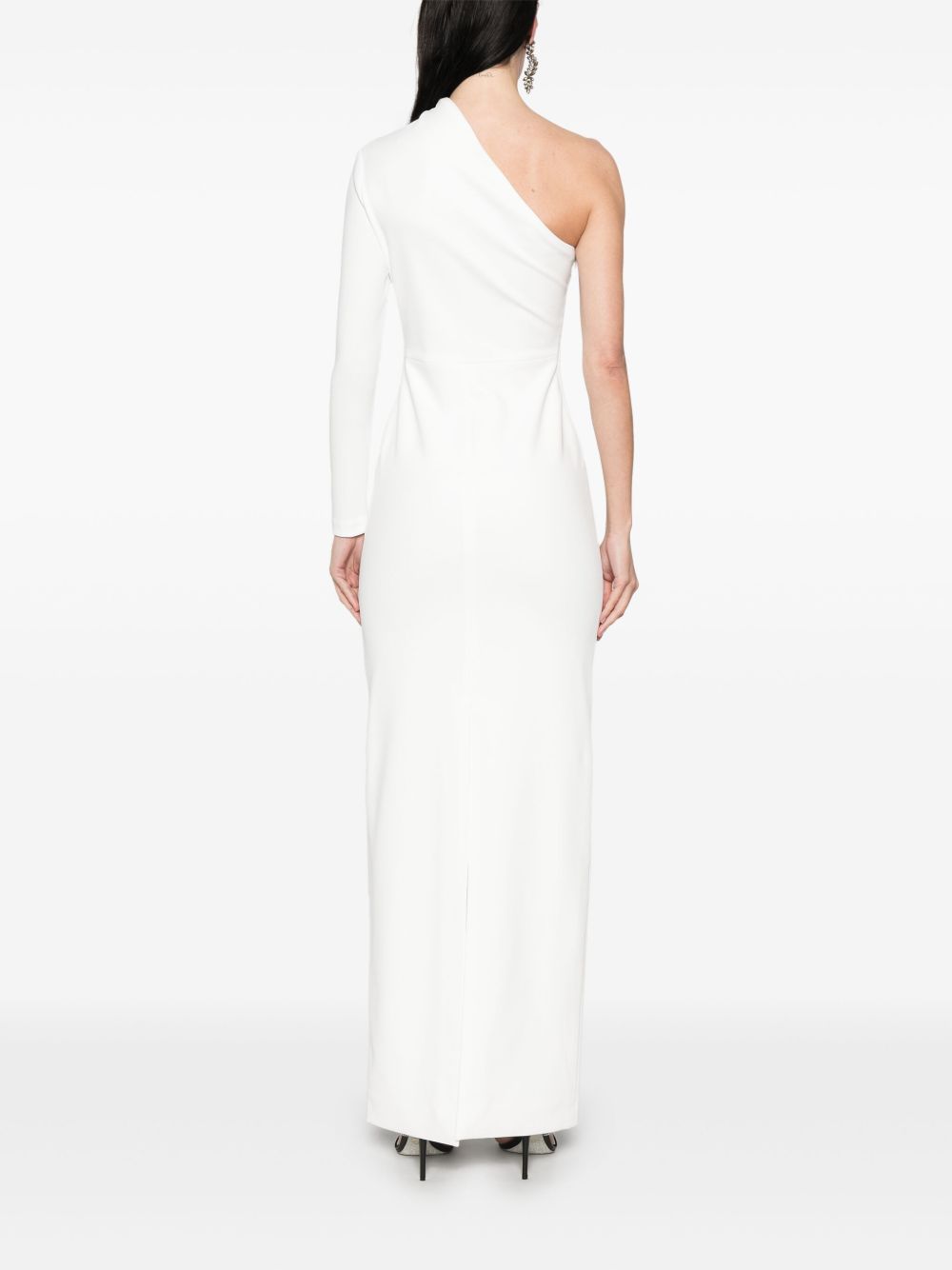 SOLACE LONDON Asymmetrical One-Shoulder Maxi Dress