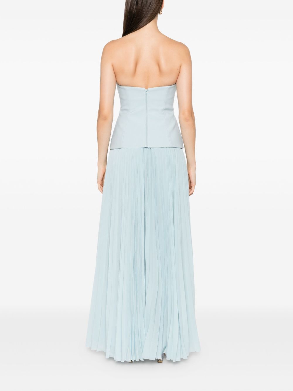 SOLACE LONDON Elegant Maxi Dress with Asymmetric Neckline
