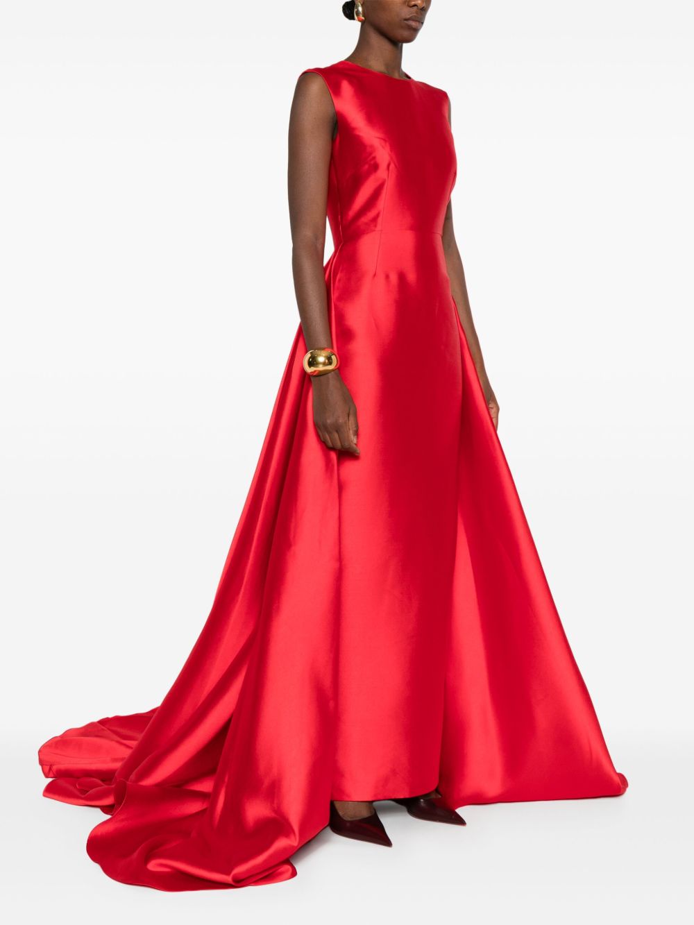 SOLACE LONDON Larsen Floor-Length Dress