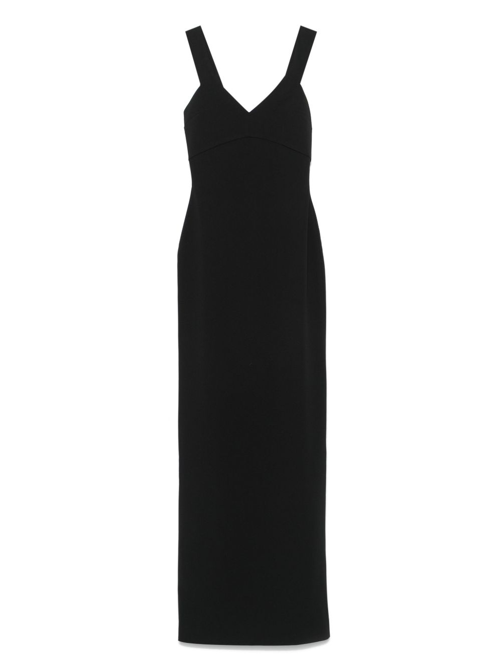 SOLACE LONDON Fitted Maxi Dress with Off-the-Shoulder Design - UK Size 8