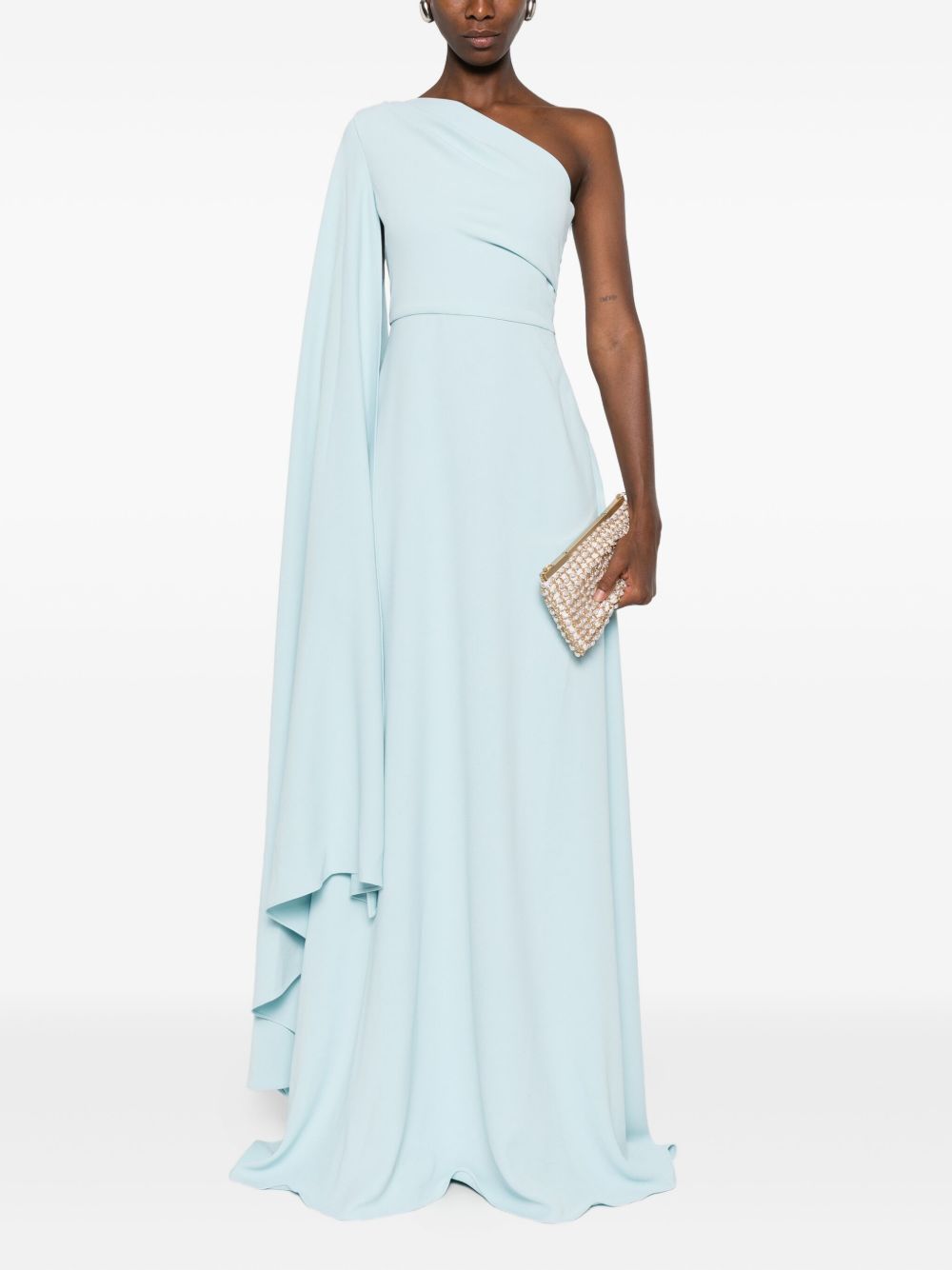 SOLACE LONDON One-Shoulder Midi Dress for Women