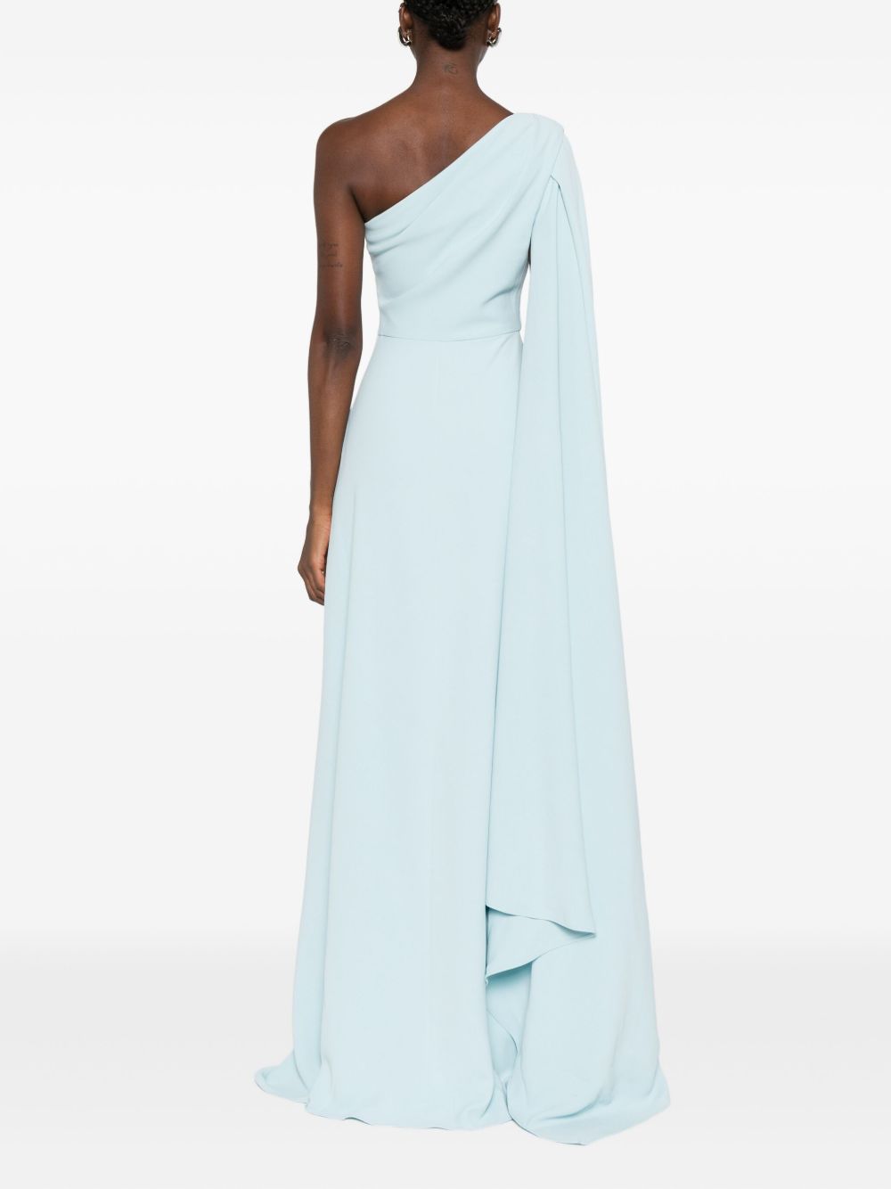 SOLACE LONDON One-Shoulder Midi Dress for Women
