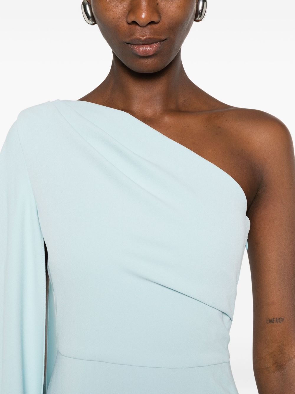 SOLACE LONDON One-Shoulder Midi Dress for Women