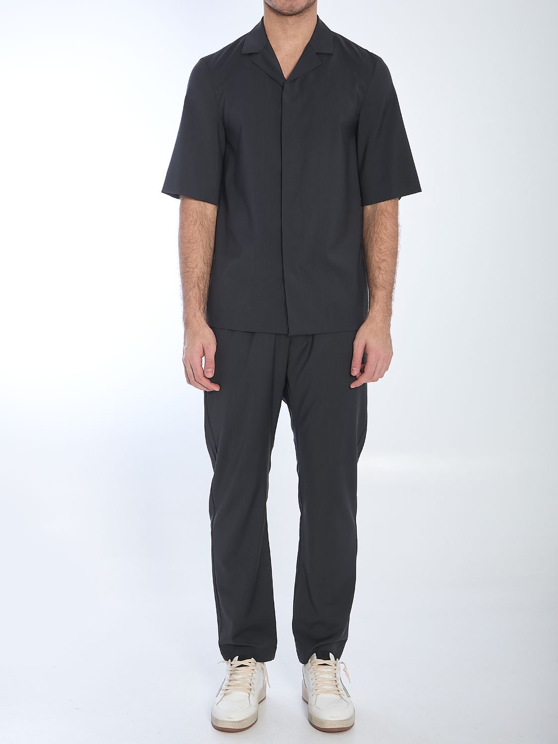 BARENA Men's Tropical Short-Sleeved Shirt - Regular Fit