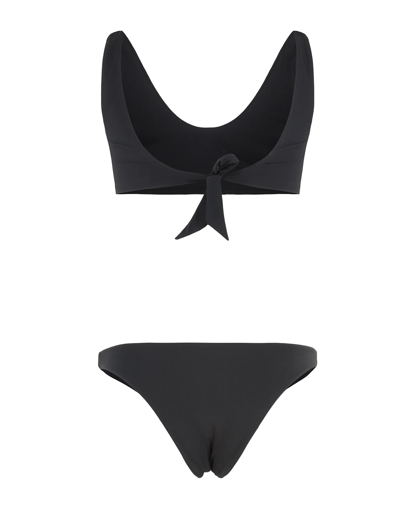 LIDO Bandeau Bra Bikini with Decorative Knot Closure